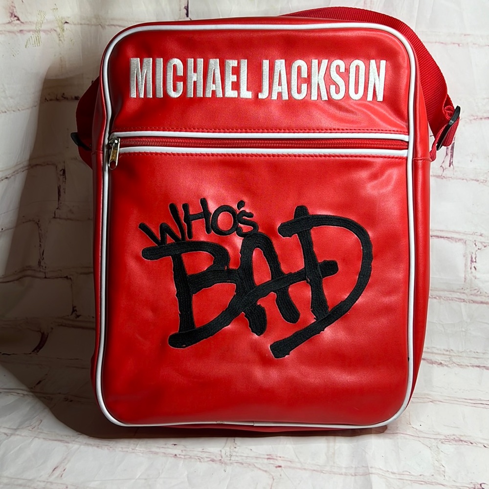 MICHAEL JACKSON　WHO'S BAD　バッグ Bravado | Bags | Michael Jackson Memorabilia Whos Bad Bag Red